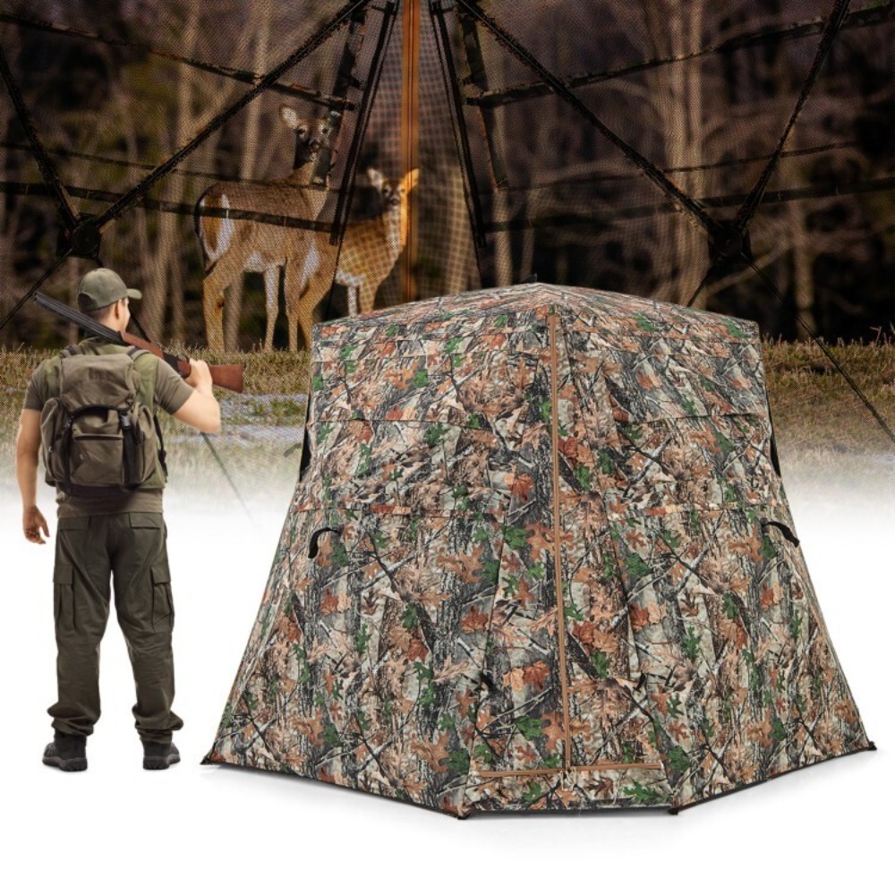 Hunting Blind Fabric - 360° Pop Up Hunting Ground Blind