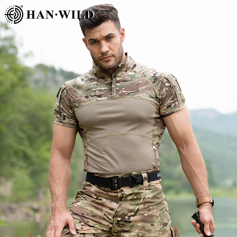 Wildman Hunting & Outdoor Nelspruit - Tactical T Shirt Shirts Men Airsoft