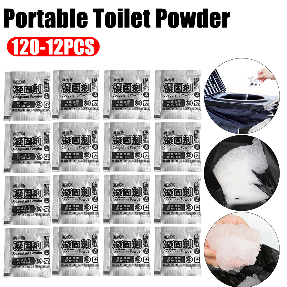 Outdoor Hunting Toilet - ﻿ 120-12Pc Camping Toilet Chemicals Liquid