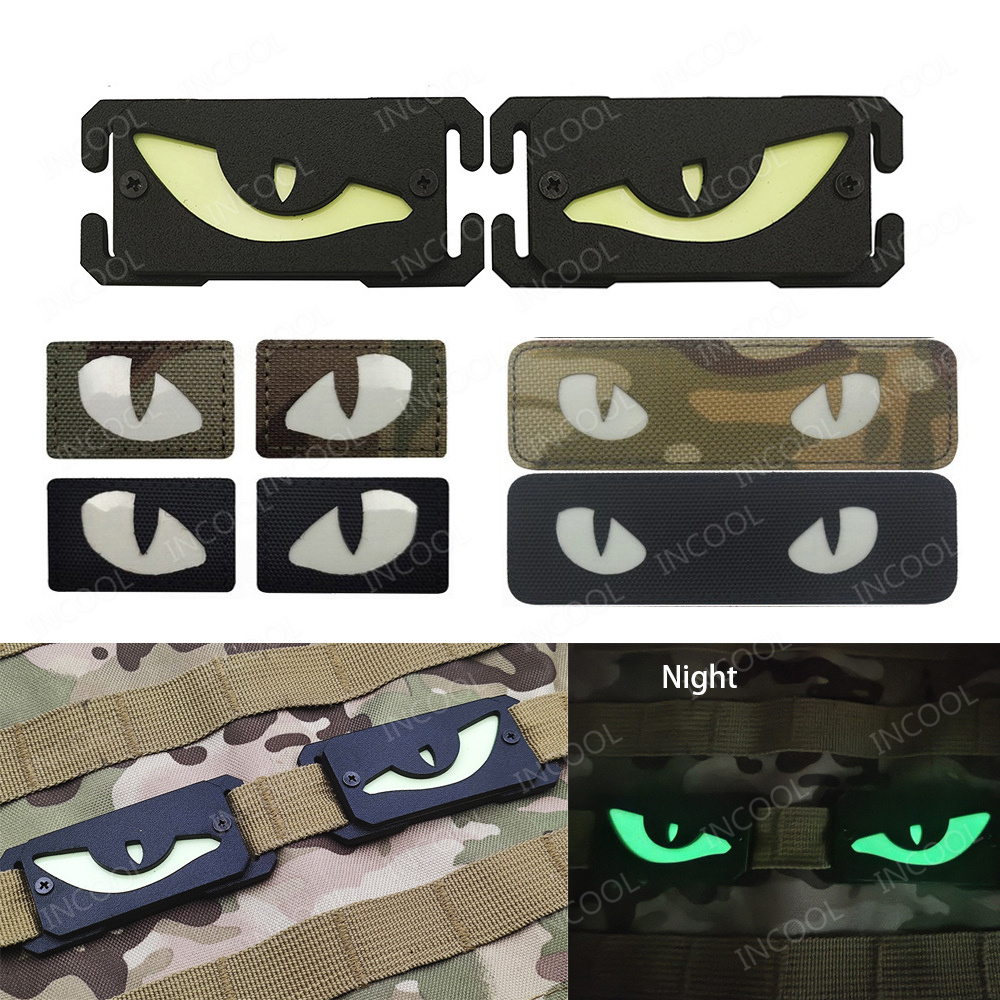 Cat Eyes Glow In Dark Patches  - Hunting Blind Fabric recensie en prijs