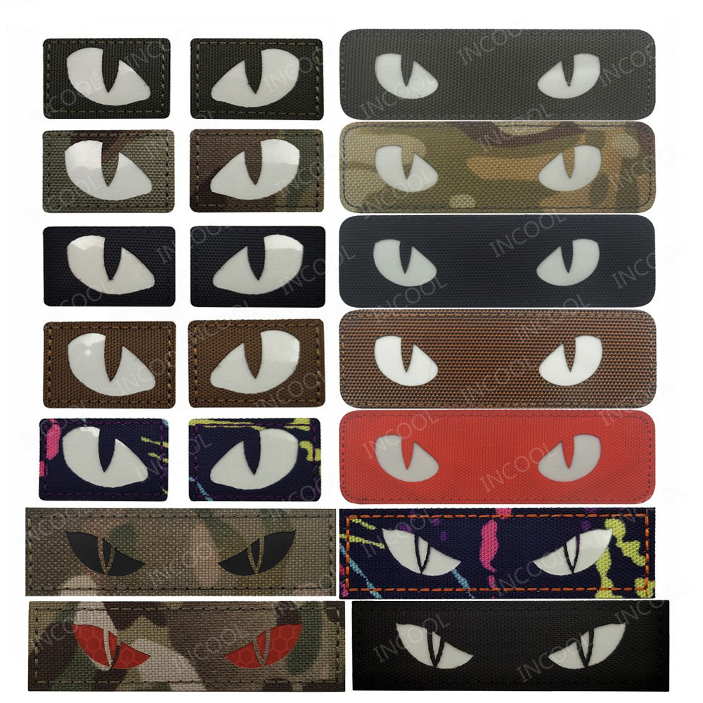 Cat Eyes Glow In Dark Patches  - Hunting Blind Fabric recensie en prijs