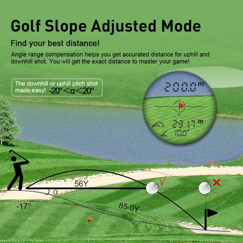 Mileseey PF210 PF2E PF240 Golf - Rangefinder Laser Hunting recensie en prijs