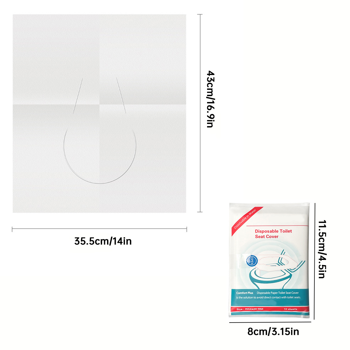 80/50/20pcs Disposable Toilet  - Outdoor Hunting Toilet recensie en prijs