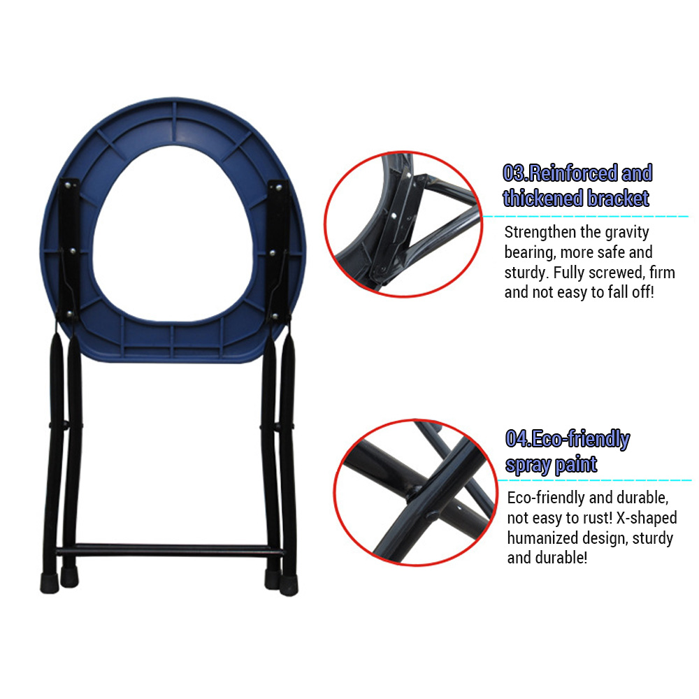 Folding Toilet Seat Portable O - Outdoor Hunting Toilet recensie en prijs