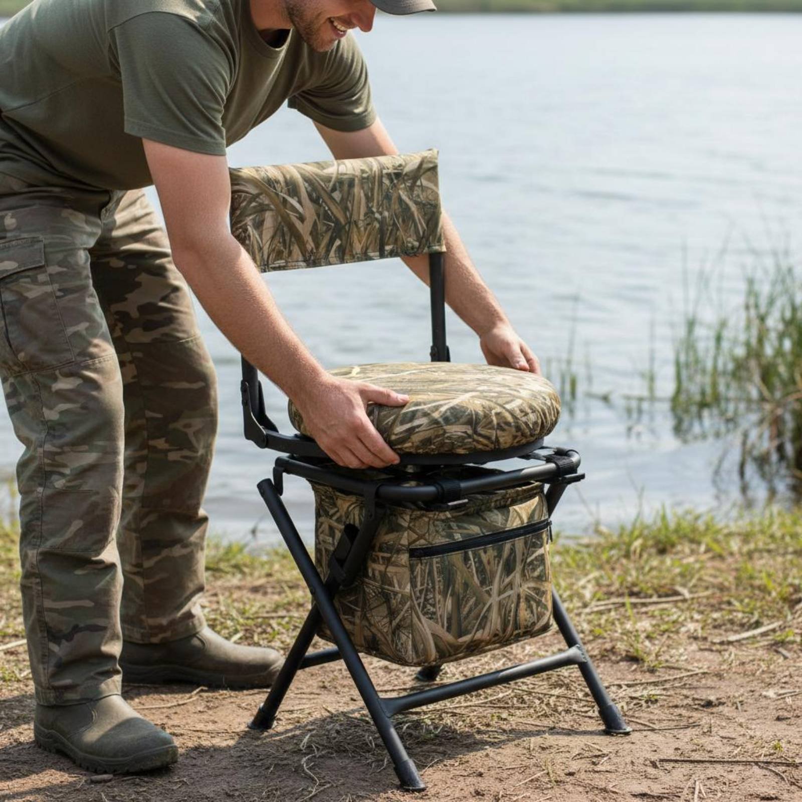 Fishing Chair Foldable Folding - Hunting And Fishing Outdoor Chairs recensie en prijs