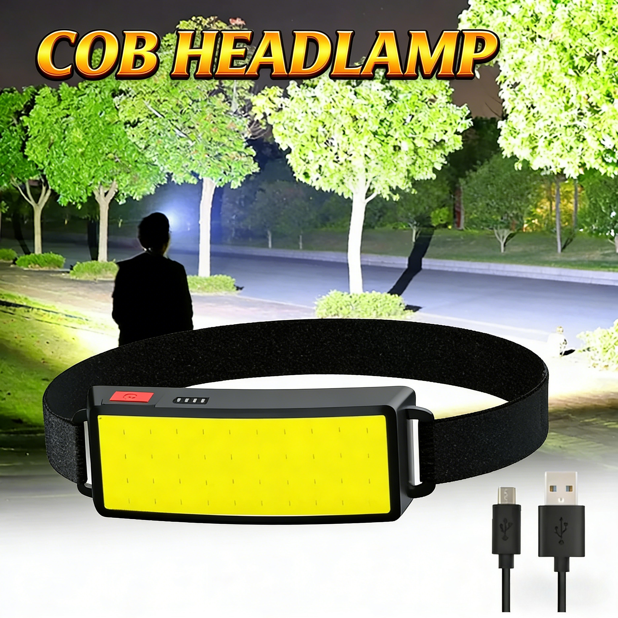 COB Portable LED Headlights Ou - Hunting Fishing Outdoor recensie en prijs
