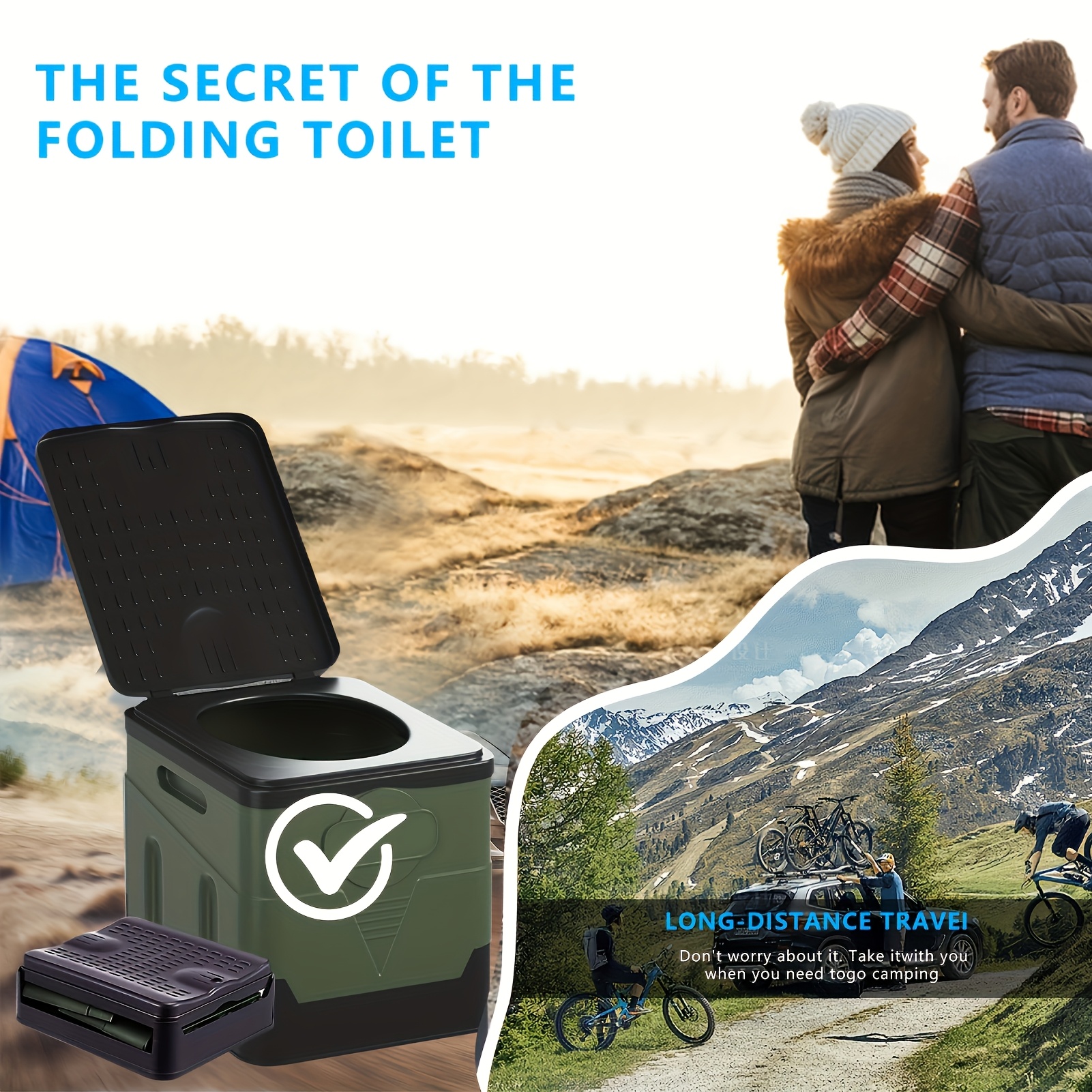 Portable Camping Toilet Foldab - Outdoor Hunting Toilet recensie en prijs