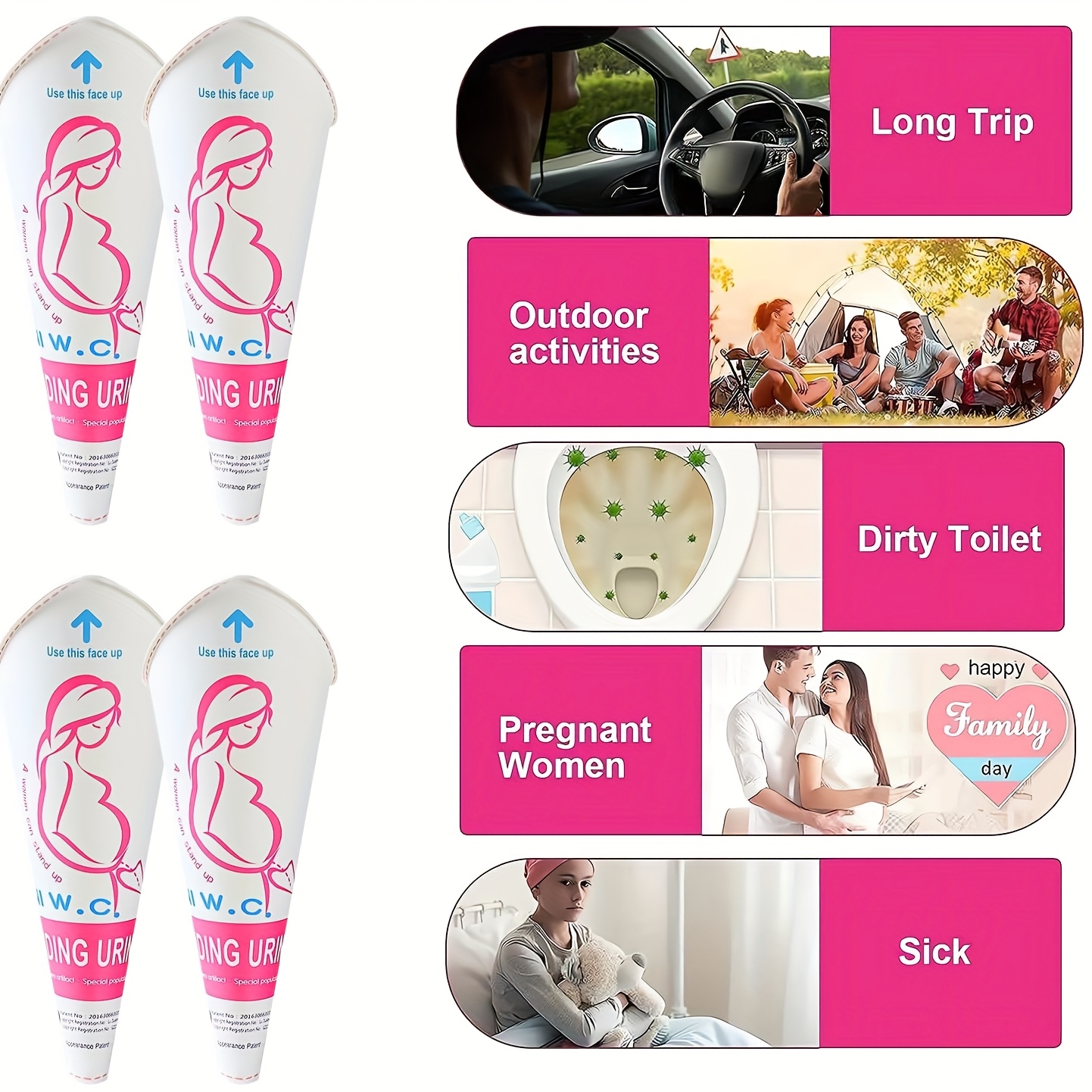 6-20pcs Disposable Female Urin - Outdoor Hunting Toilet recensie en prijs