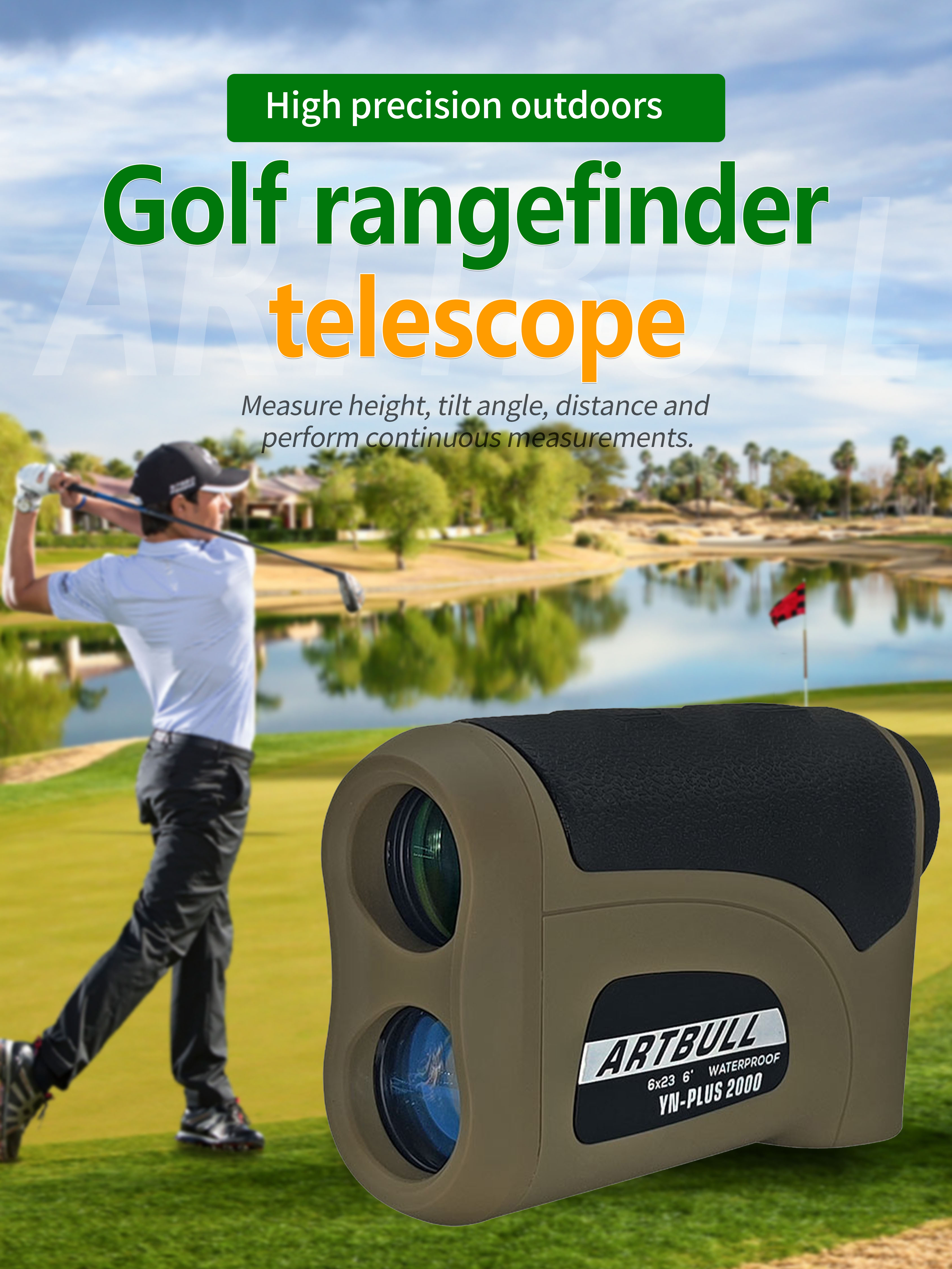 2000m Long Distance Laser Rang - Rangefinder Laser Hunting recensie en prijs