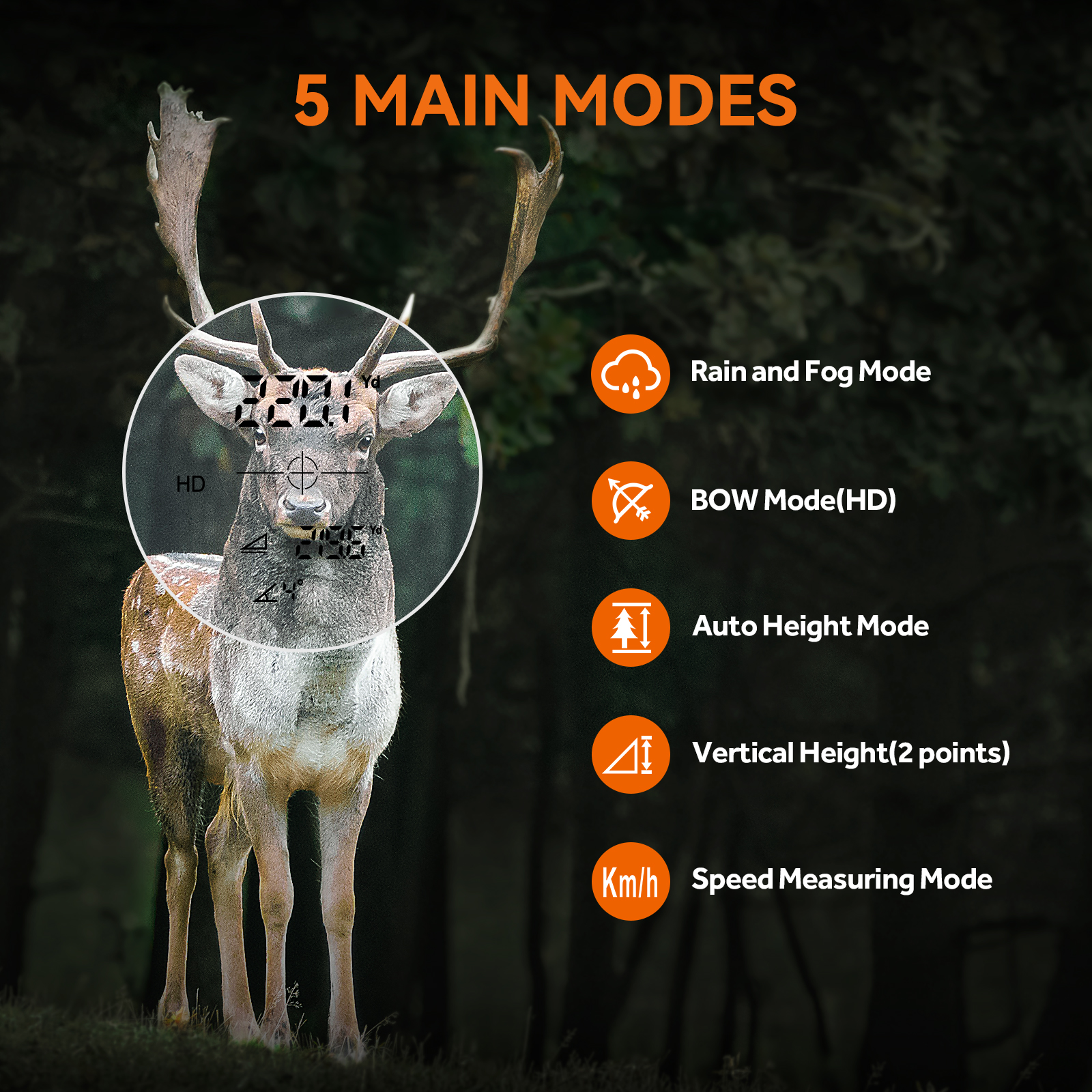 MiLESEEY Range Finder for hunt - Rangefinder Laser Hunting recensie en prijs