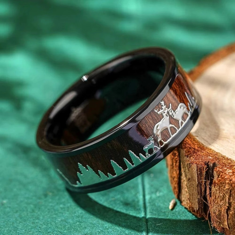 Fashion 8mm Koa Wood Inlay Dee - Wildman Hunting & Outdoor Nelspruit recensie en prijs