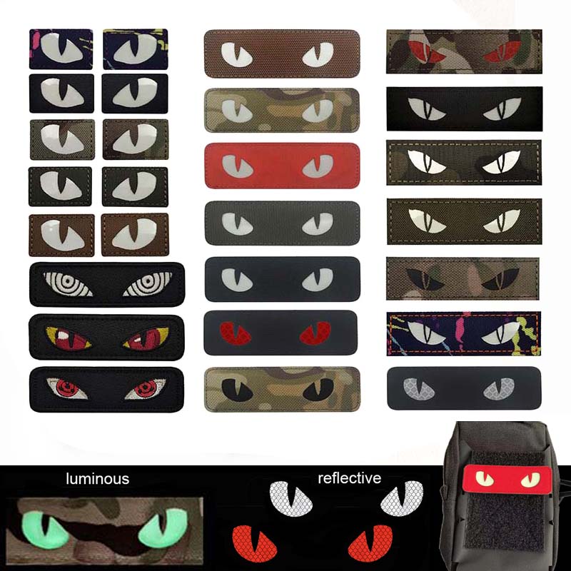 Cat Tiger Eyes,Evil Eye Badge  - Hunting Blind Fabric recensie en prijs