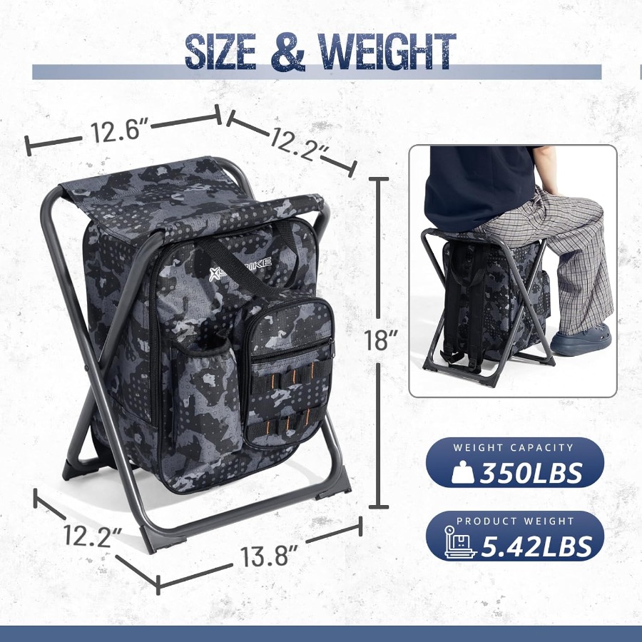 Portable Fishing Chair with Ad - Hunting And Fishing Outdoor Chairs recensie en prijs