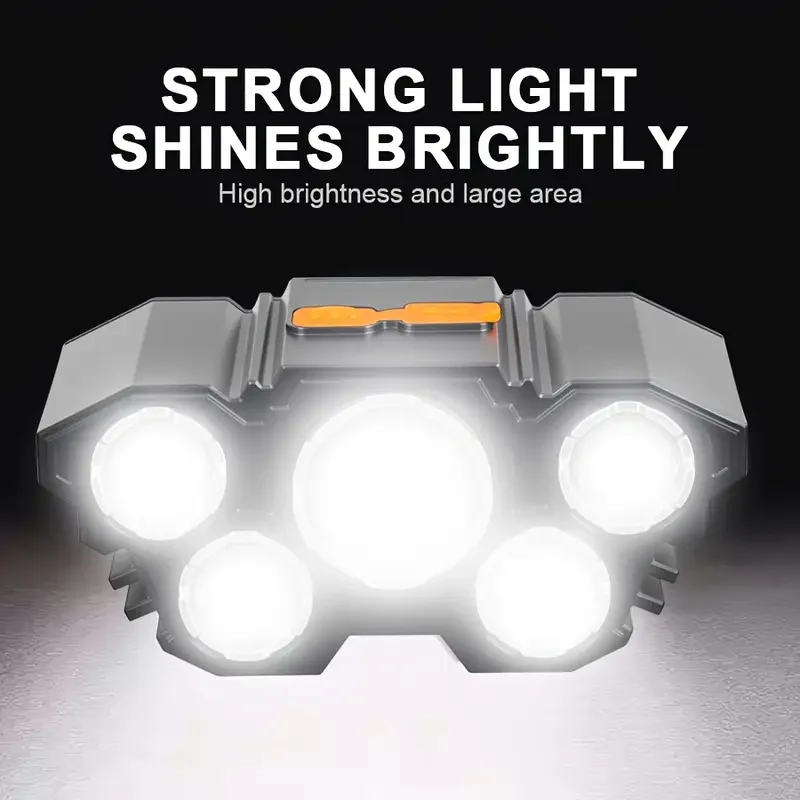 Portable 5LED Outdoor Headlamp - Hunting Fishing Outdoor recensie en prijs
